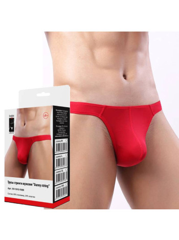 Трусы стринги мужские "Danny string" красные M, L
