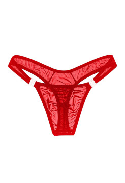 Трусы мужские стринги красный