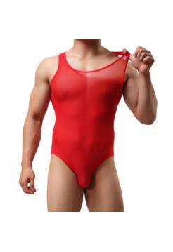 Боди мужское "Claret" красное от S до L.