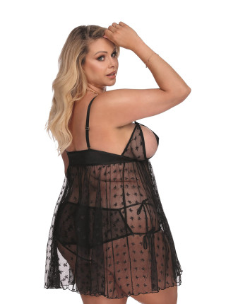 Слегка расклешенная сорочка Yulia XL\XXL, 3XL\4XL, 5XL\6XL