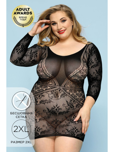 Платье Candy Girl Darcy черное, 2XL