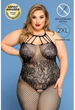 Костюм-сетка Candy Girl Hera, черный, 2XL