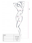 Костюм-сетка Passion Erotic Line, белый, OS