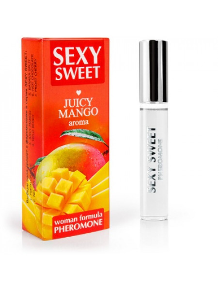 Парфюмированное средство для тела SEXY SWEET JUICY MANGO с феромонами 10 мл