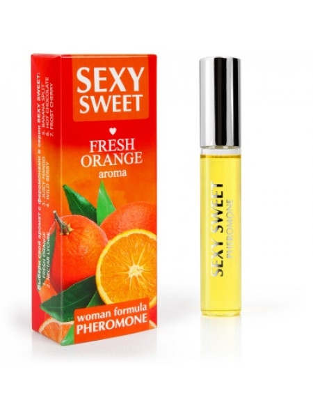 Парфюмированное средство для тела SEXY SWEET FRESH ORANGE с феромонами 10 мл