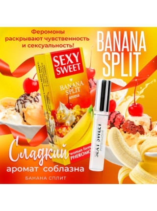 Парфюмированное средство для тела SEXY SWEET BANANA SPLIT с феромонами 10 мл