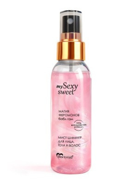 Мист для лица, тела и волос Магия феромонов с ароматом бабл гам 95 мл