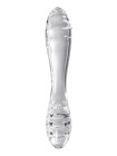 Двусторонний фаллоимитатор Satisfyer Dazzling Crystal 1, стекло, прозрачный, 18,5 см