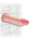 Фаллоимитатор на присоске King Cock Plus 9 Triple Density Cock - Flesh Pipedream, длина 26.70 см, диаметр 5.30 см