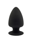Анальная втулка SILEXD Plug Model 1, черная, L Длина 13 см Диаметр 7,2 см