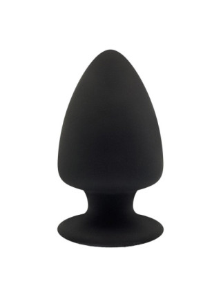 Анальная втулка SILEXD Plug Model 1, черная, L Длина 13 см Диаметр 7,2 см