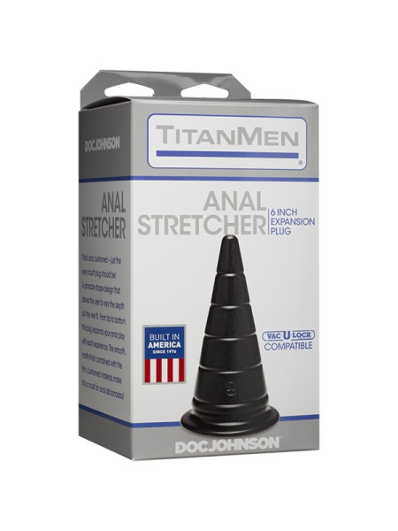 Анальная пробка серии TitanMen - Anal Stretcher 6 Plug