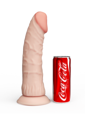 Фаллоимитатор неоскин - СУПЕРГИГАНТ с присоской в ламинате Длина рабочая 310 мм. Диаметр 75 мм.