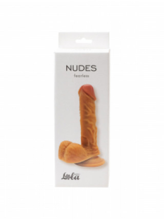 Фалоимитатор на Присоске Nudes Fearless Длина 16,8 см, Диаметр 3,2 см. Рабочая длина 13 см.