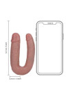 Двухсторонний фалоимитатор из ПВХ U Shaped Double Dildo 5" / 12,7 cm