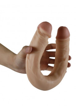 Двусторонний фаллоимитатор REAL Длина: 39 см.