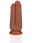 Двойной фалоимитатор из ПВХ Two in One Dildo 5"/6" - 12,7/15,2 cm