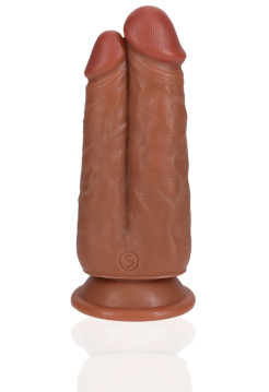 Двойной фалоимитатор из ПВХ Two in One Dildo 5"/6" - 12,7/15,2 cm