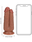 Двойной фалоимитатор из ПВХ Two in One Dildo 5"/6" - 12,7/15,2 cm