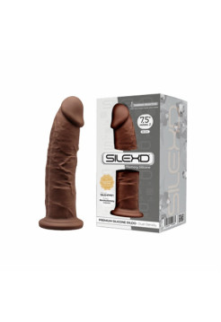 Фаллоимитатор SILEXD Model 2, коричневый, 7'5" Длина 19,2 см Диаметр 4,7 см