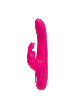 Вибратор Happy Rabbit Slimline Curve розовый