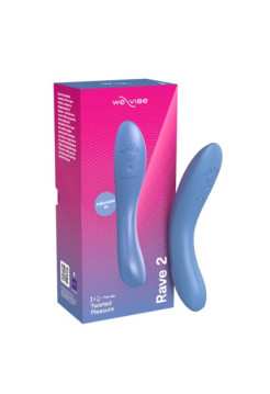 Уникальный вибромассажер We-Vibe Rave 2 Blue для стимуляции зоны G