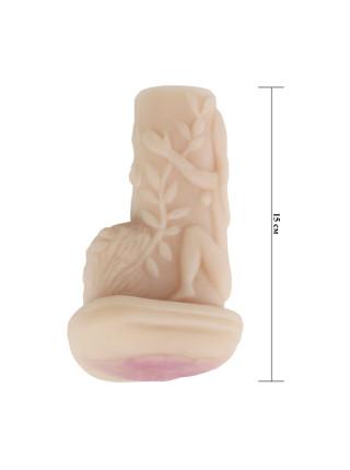 Массажёр для мужчин - вагина малая биоклон Длина общая 160 мм.