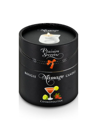 MASSAGE CANDLE COSMOPOLITAN 80ML Свеча с массажным маслом Коктель COSMOPOLITAN (лимонно-клюквенный) 80 мл