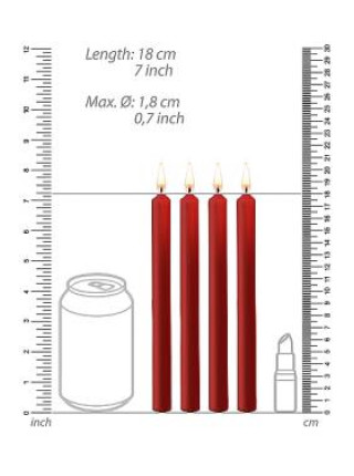 Набор восковых BDSM-свечей Teasing Wax Candles Large