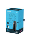 МАСТУРБАТОР НЕРЕАЛИСТИЧНЫЙ SATISFYER MEN VIBRATION, СИЛИКОН, ЧЁРНЫЙ, 14,5 СМ