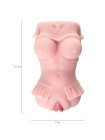 Мастурбатор реалистичный Juicy Pussy by TOYFA Little flower, TPE, телесный, 11,5 см