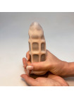 Мини-мастурбатор анус телесного цвета Anal Mini Masturbator Adrien Lastic , длина 8.50 см, диаметр 5.00 см 