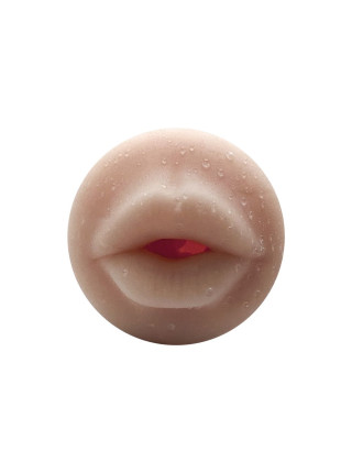 Мини-мастурбатор ротик телесного цвета Oral Mini Masturbator Adrien Lastic , длина 8.50 см, диаметр 5.00 см 