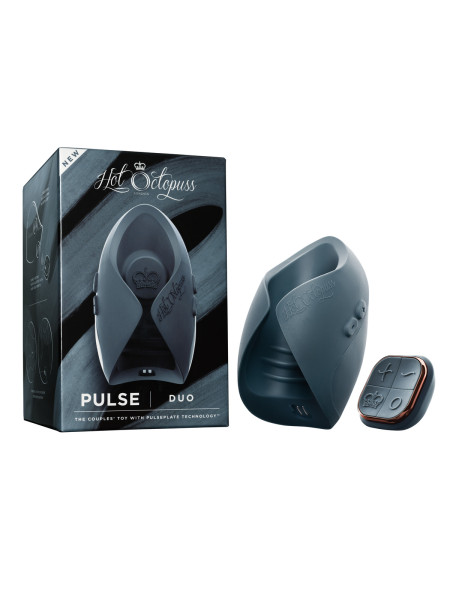 PULSE DUO 2025 Инновационный мужской вибратор с пультом ДУ Hot Octopuss, c вибрацией, длина 11.00 см, диаметр 6.10 см 