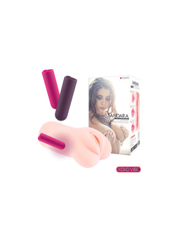 Мастурбатор Hand Sleeve Series SANDARA Auto KOKOS, c вибрацией, длина 20.00 см, диаметр 8.00 см