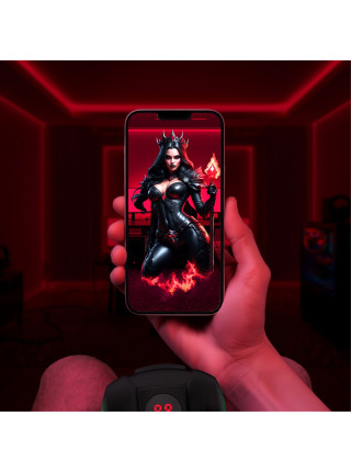 Интерактивный мастурбатор Masturs Shadow Sinner Raven. Вакуум, вибрация, подсветка. Masturs, c вибрацией, длина 26.50 см, диаметр 2.50 см