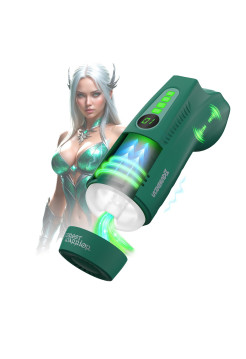 Интерактивный мастурбатор Masturs Forest Warrior Ayla. Вакуум, вибрация, озвучка. Masturs, c вибрацией, длина 28.00 см, диаметр 2.50 см 