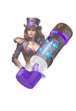 Интерактивный мастурбатор Masturs Steam Mistress Misty. Вакуум, вибрация, сжатие. Masturs, c вибрацией, длина 24.50 см, диаметр 2.30 см