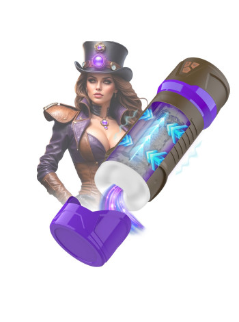 Интерактивный мастурбатор Masturs Steam Mistress Misty. Вакуум, вибрация, сжатие. Masturs, c вибрацией, длина 24.50 см, диаметр 2.30 см