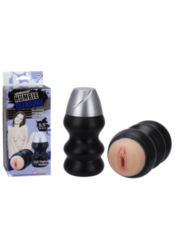 Мастурбатор в пластиковой колбе HUMBLE для мужчин