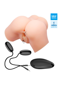 Мастурбатор мини-полуторс Samantha, с двумя вибропулями Baile, c вибрацией, длина 17.50 см
