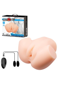 Мастурбатор мини-полуторс Veronica, с двумя вибропулями Baile, c вибрацией, длина 17.50 см