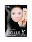 КУКЛА НАДУВНАЯ LILIANA С РЕАЛИСТИЧНОЙ ГОЛОВОЙ, TOYFA DOLLS-X, БЛОНДИНКА, С ДВУМЯ ОТВЕРСТИЯМИ, КИБЕР