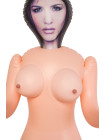 КУКЛА НАДУВНАЯ DOLLS-X BY TOYFA CASSANDRA, БРЮНЕТКА, С ДВУМЯ ОТВЕРСТИЯМИ, 160 СМ