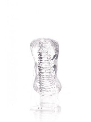 Мастурбатор нереалистичный Lingam by TOYFA  Asha, TPE, Прозрачный, 14 см