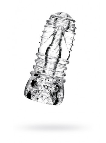 Мастурбатор нереалистичный Lingam by TOYFA  Savitri, TPE, Прозрачный, 14 см