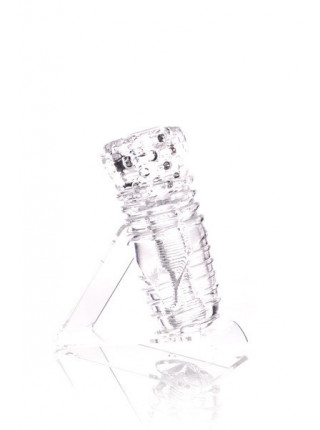 Мастурбатор нереалистичный Lingam by TOYFA  Savitri, TPE, Прозрачный, 14 см