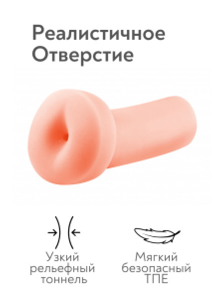 Реалистичный мастурбатор-анус из ТПЕ