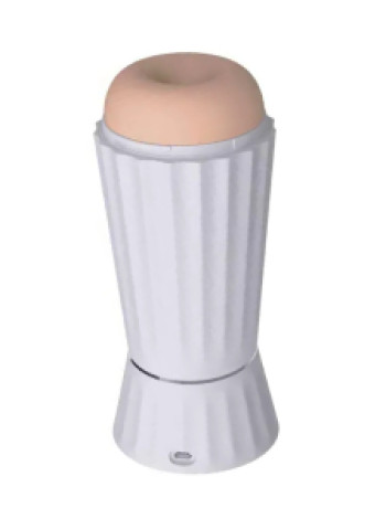 Реалистичный мастурбатор в колбе с функцией всасывания