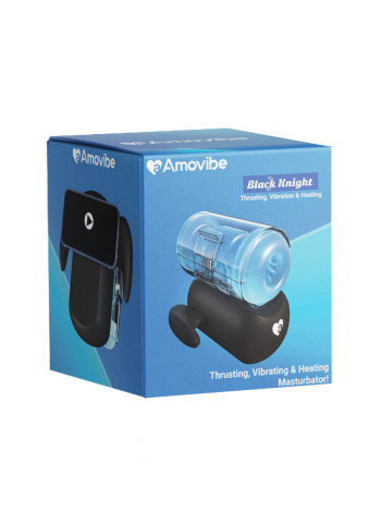 Инновационный робот-мастурбатор Black Knight с функциями пенетрации, вибрации и нагрева